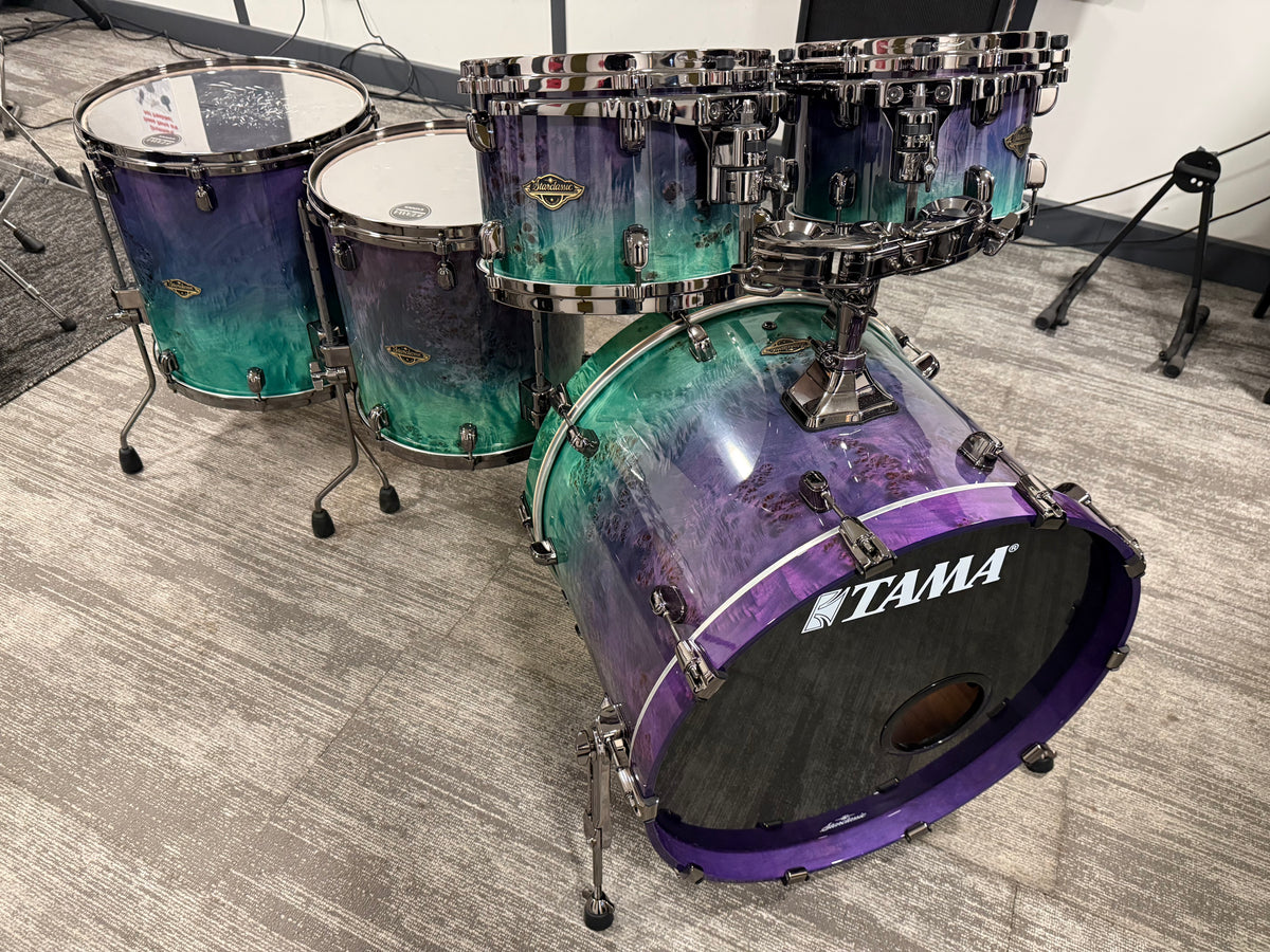Tama Starclassic Walnut/Birch Nebula Mappa Burl Drum Kit (Used)
