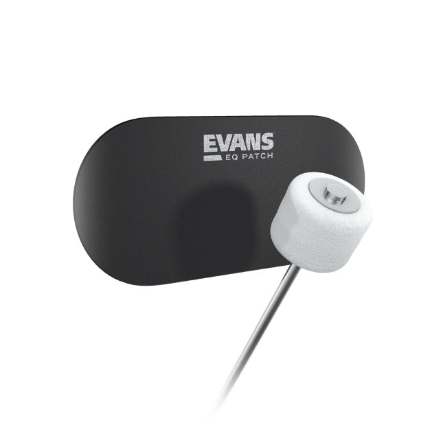 Evans EQ Black Nylon Bass Drum Double Patch