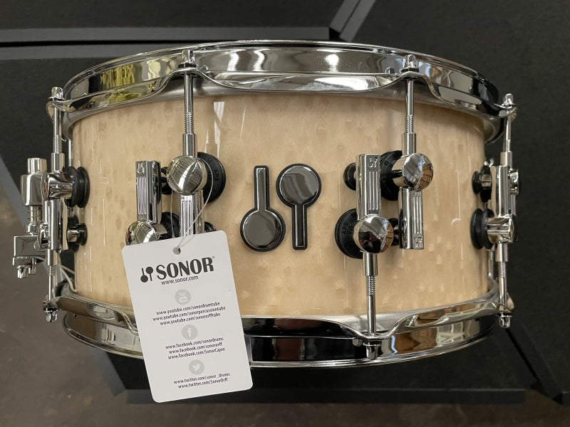 Sonor SQ2 14 x 6 Snare Drum Birds Eye Maple High Gloss