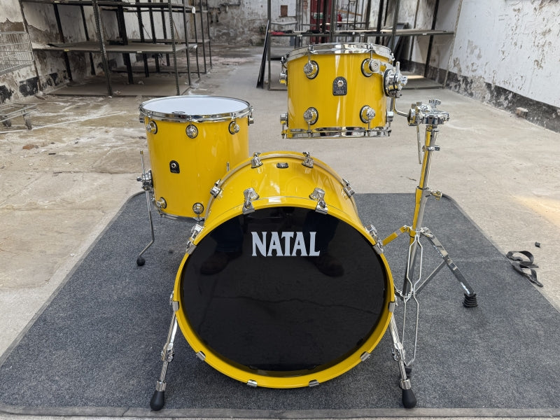 Natal Originals Maple Drum Kit Shell Pack Solid Yellow