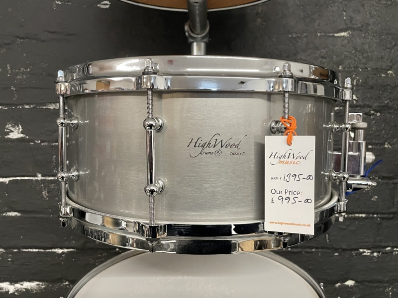 Highwood Herolt 14 x 6 Snare Drum Aluminium Shell