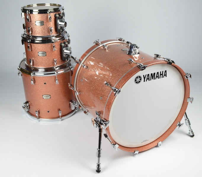 Yamaha Absolute Hybrid Maple Drum Kit Pink Champagne Sparkle