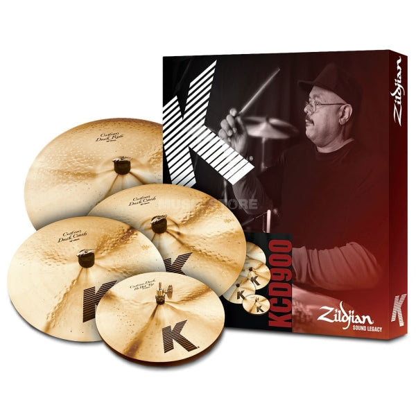 Zildjian K Custom Dark Cymbal Set Pack KCD900