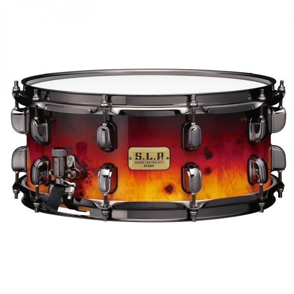 Tama SLP 14 x 6 GKapur Mappa Burl Outer Ply Snare Drum Used