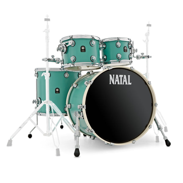 Natal Caf Racer 22 4pc Shell Pack Sea Foam Green