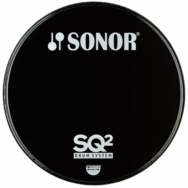 Sonor 22 SQ2 Bass Drum Logo Head Resonant