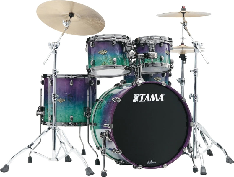 Tama Starclassic Walnut Birch 22 Drum Kit Nebula Mappa Burl LTD Edition