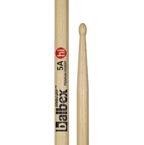 Balbex 5A Premium Hickory Drumsticks Wood Tip
