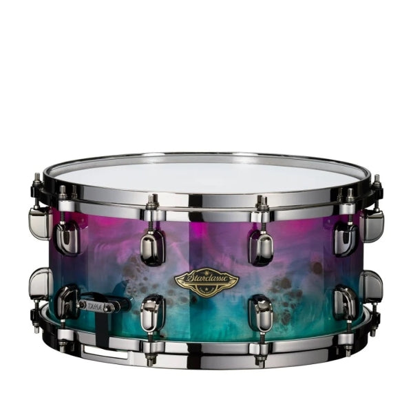 Tama 14x65 Starclassic WalnutBirch Snare Drum Nebula Mappa Burl Fade