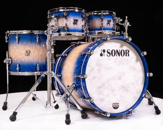 Sonor SQ2 Drum Kit Blue Burst over Scandinavian Birch