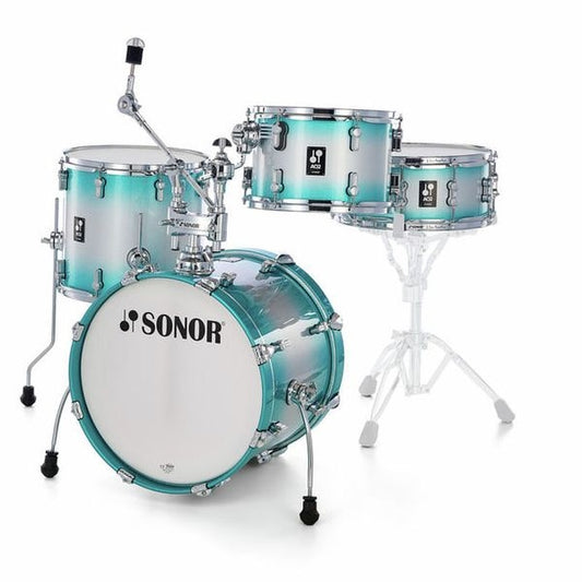 Sonor AQ2 Bop Drum Kit Shell Pack Aqua Silver Burst