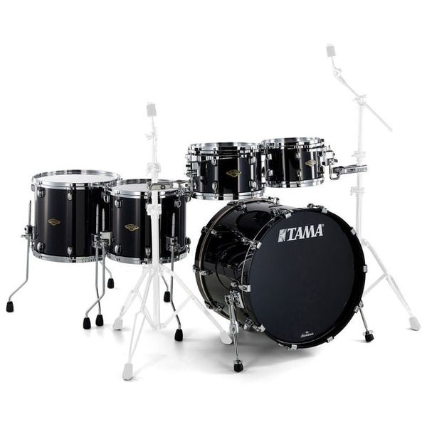 Tama Starclassic Walnut Birch 5pc Shell Pack Piano Black Lacquer