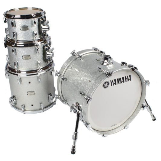 Yamaha Absolute Hybrid Maple Drum Kit Silver Sparkle