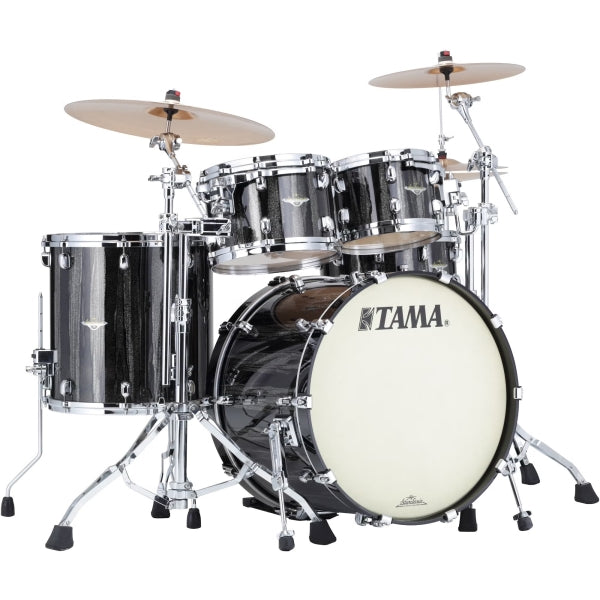 Tama Starclassic Maple 22inch 4pce Drum Kit Shell Pack Black Clouds and Silver Linings