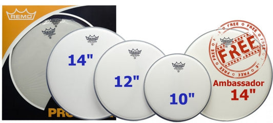 Remo Fusion ProPack Coated Emperor  Free Snare Head 101214