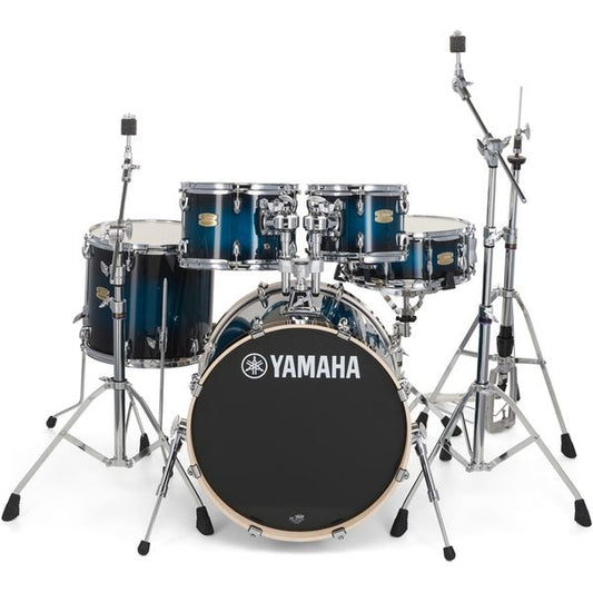 Yamaha Stage Custom 22 5 Piece Drum Kit with Hardware Blue Burst