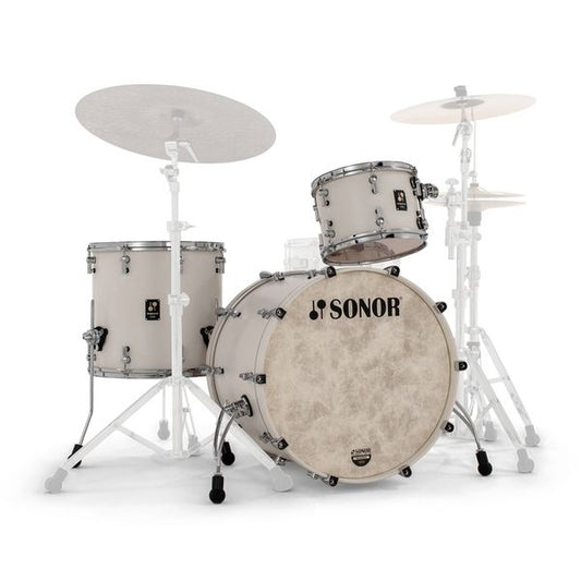 Sonor Momentum Drum Kit 322 Birch Shells Satin Pure White