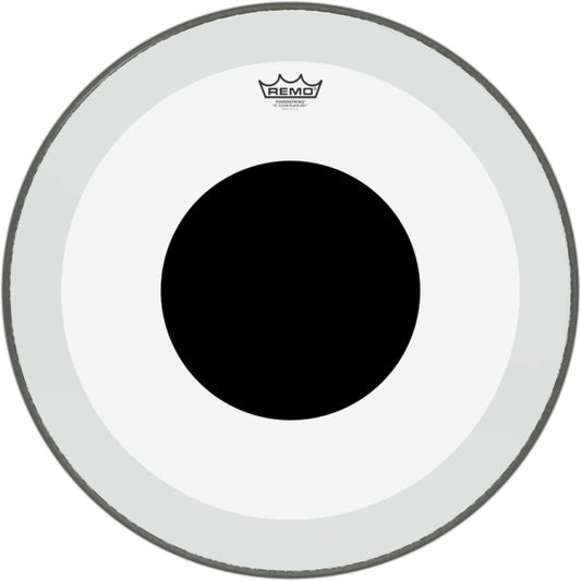 Remo 22 Powerstroke Clear Black Dot Bass Drum Head