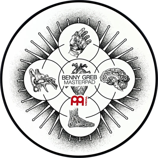 MEINL Cymbals Benny Greb Signature Practice Pad  12