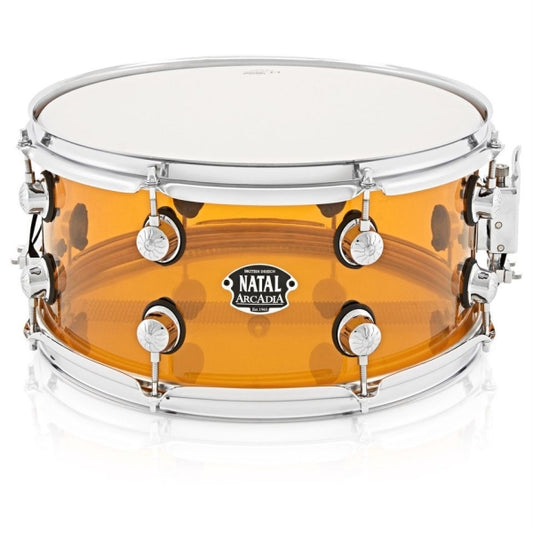 Natal Arcadia 14 x 55 Acrylic Snare Orange Snare Drum