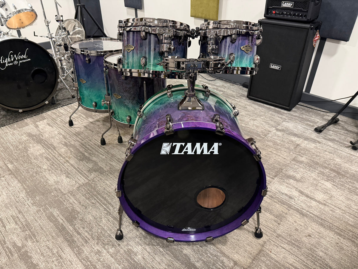 Tama Starclassic Walnut/Birch Nebula Mappa Burl Drum Kit (Used)