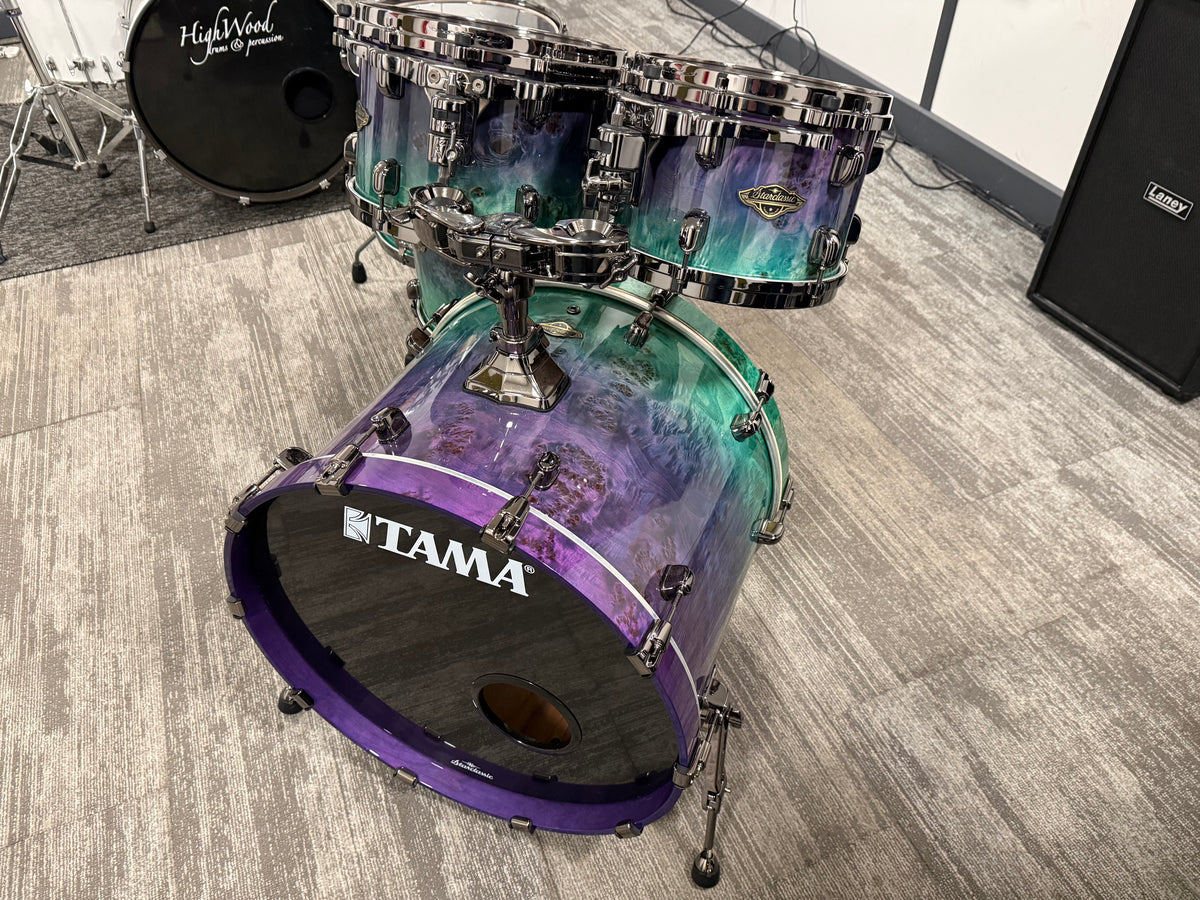 Tama Starclassic Walnut/Birch Nebula Mappa Burl Drum Kit (Used)