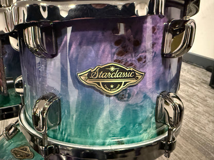 Tama Starclassic Walnut/Birch Nebula Mappa Burl Drum Kit (Used)