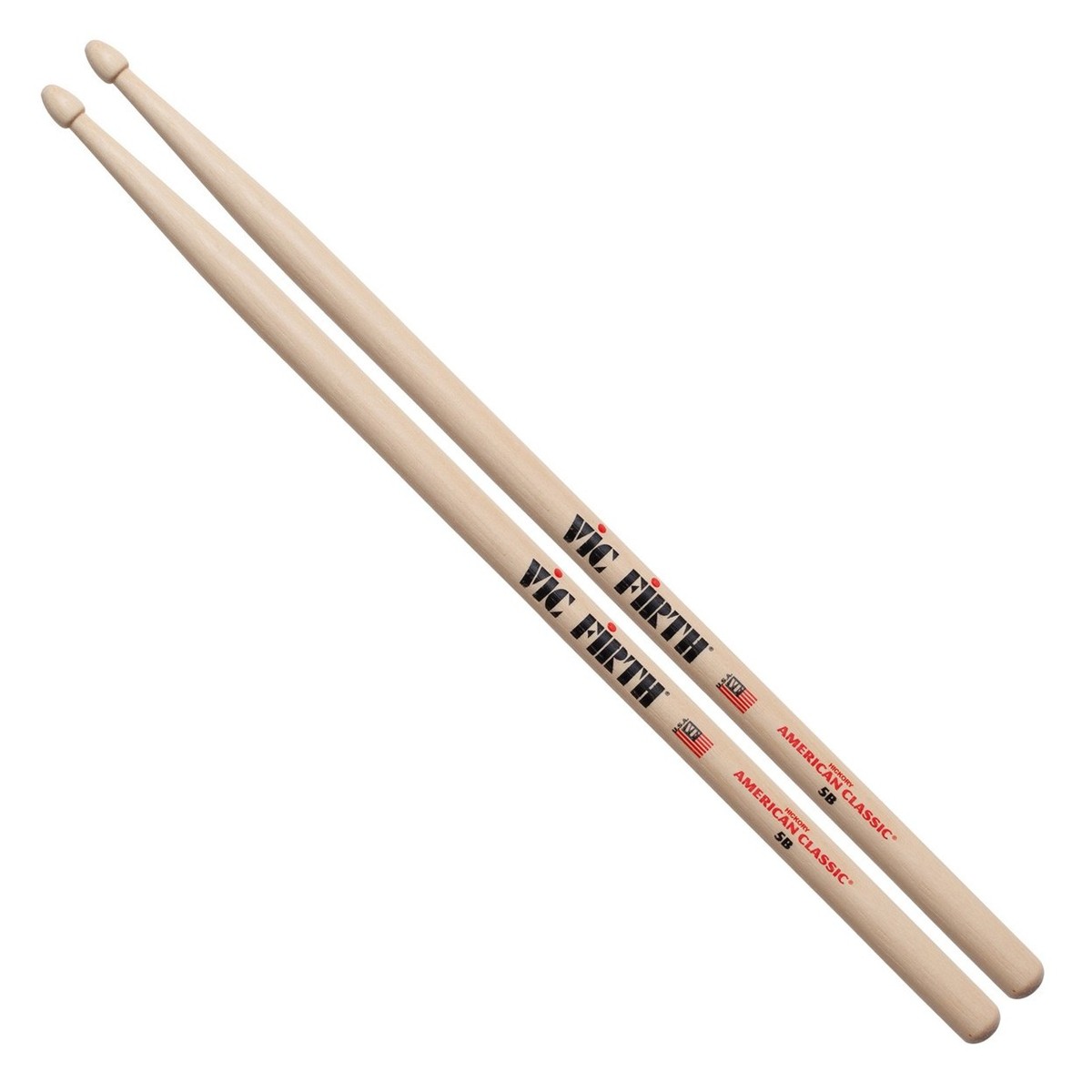 Vic Firth American Classic 5B Hickory Drumsticks