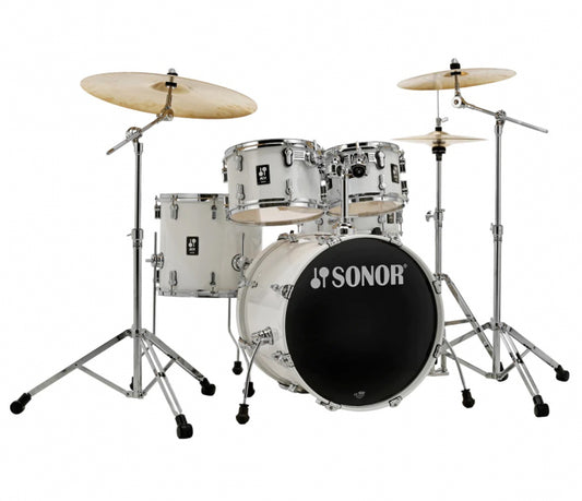 Sonor AQ1 20 5pc Drum Kit wHardware Piano White