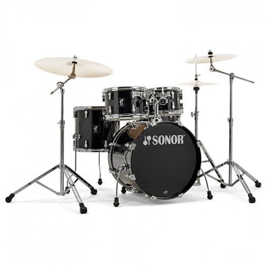 Sonor AQ1 20 5pc Drum Kit wHardware Piano Black