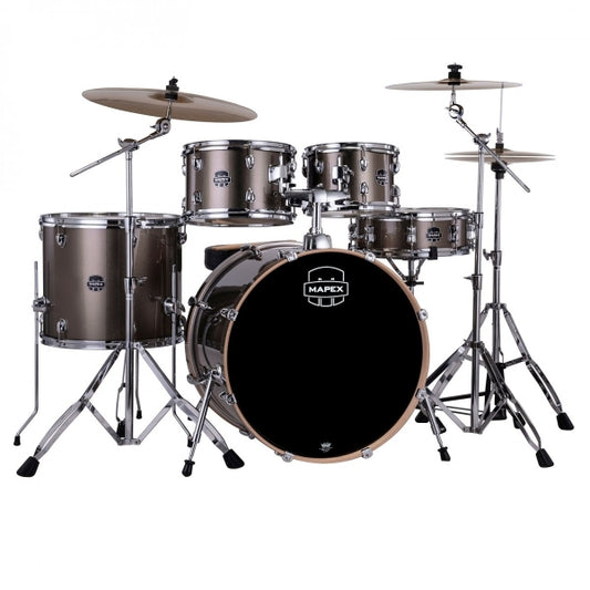 Mapex Venus 20 5pc Drum Kit Copper Metallic with Cymbals  Throne