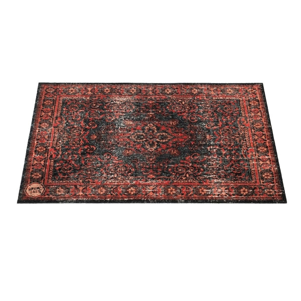 Drum n Base Vintage Persian Drum Mat Red and Black