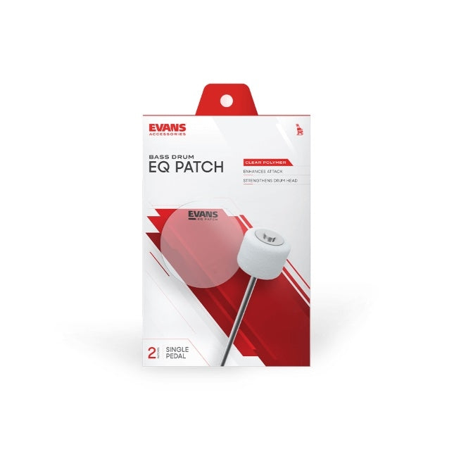Evans EQ Clear Plastic Bass Drum Single Patch