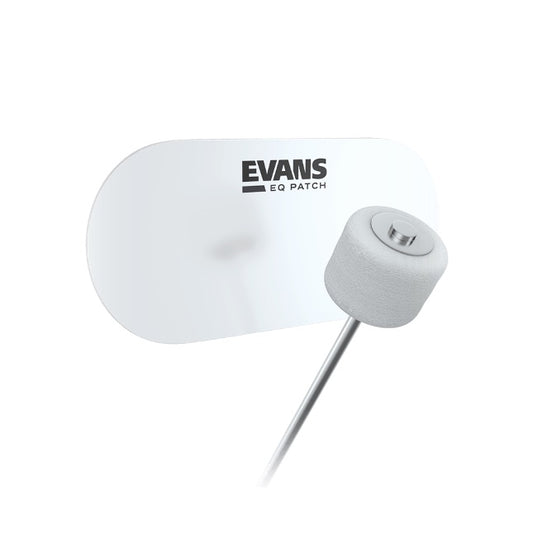 Evans EQ Clear Plastic Bass Drum Double Patch