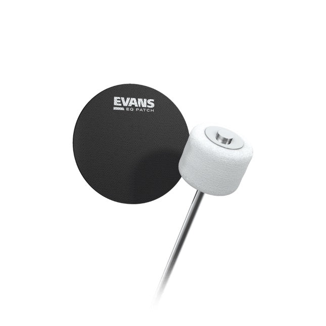 EQ Black Nylon Bass Drum Single Patch