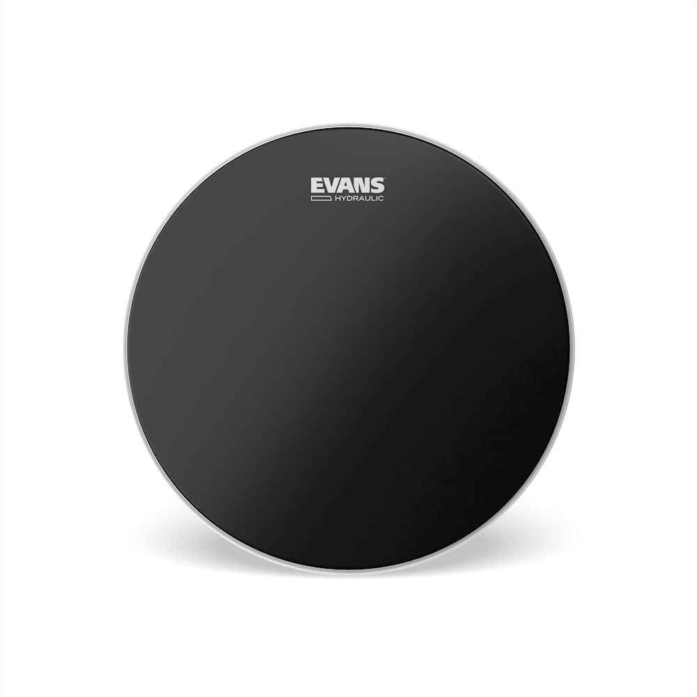 Evans Hydraulic Black Coated Snare Drum Head, 13 Inch