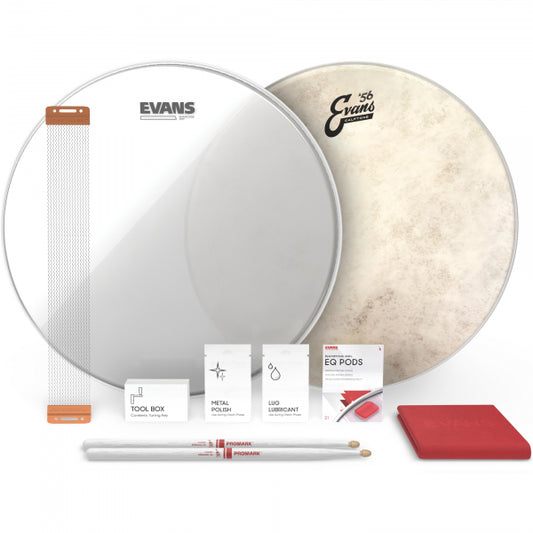 Evans 14 Calftone Tune Up Snare Drum Kit