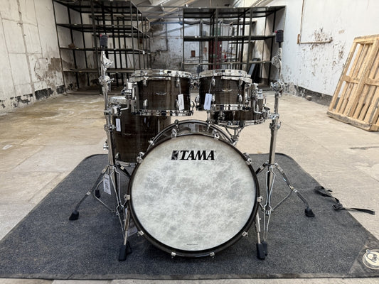 Tama STAR Bubinga 4pc Drum Kit Shell Pack  Pewter Blue Australian Acacia