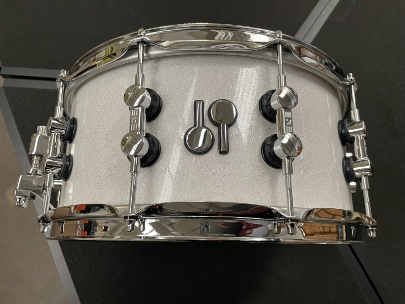 Sonor SQ2 14 x 65 Snare Drum White Sparkle High Gloss