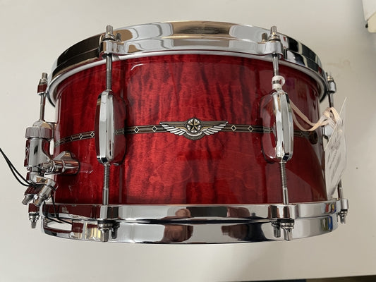 Tama Star Maple 14 x 65 Snare Drum Raspberry Curly Maple