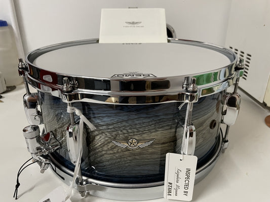 Tama Star Walnut 14 x 65  Snare Drum  Indigo Japanese Sen Burst