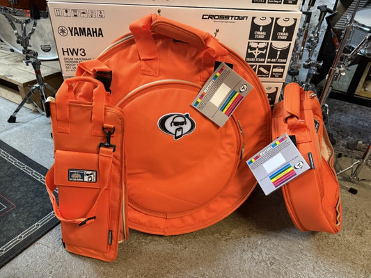 Protection Racket Ltd Edition Orange Bag Set Cymbal Snare Stick Bag