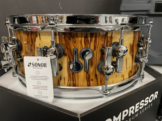 Sonor SQ2 14 x 55 Snare Drum African Marble Maple Shell