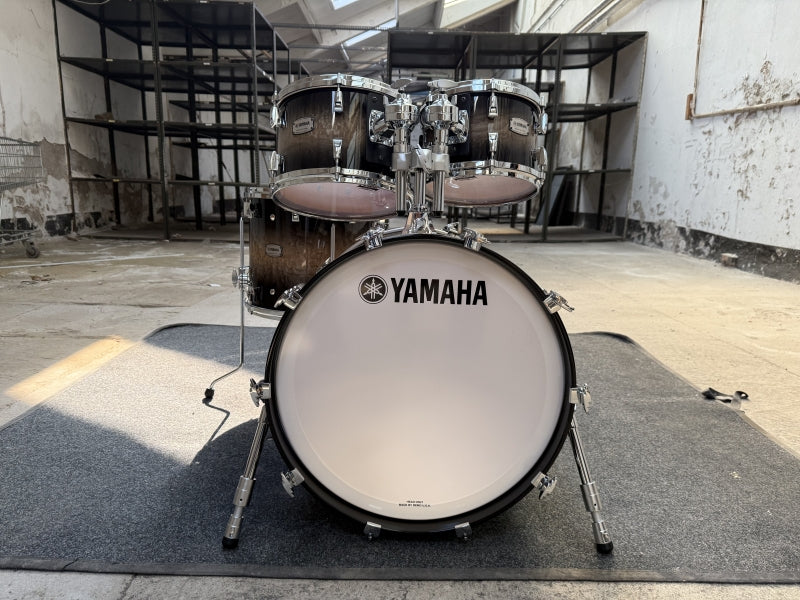 Yamaha PHX Drum Kit Shell Pack Gloss Black Sunburst 20 4PCE
