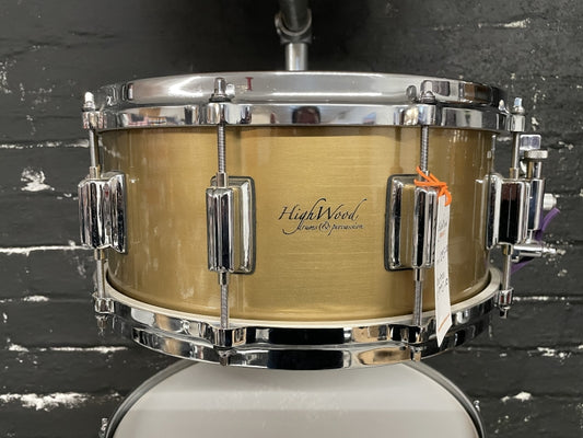 Highwood Bell Metal 14 x 6 Snare Drum Cast Bronze Shell