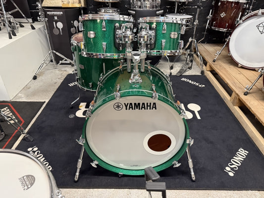 Yamaha Absolute Hybrid Maple Drum Kit Green Sparkle Used