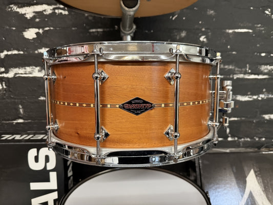 Craviotto Ltd Series 14 x 65 Mahogany Shell Snare Drum Used