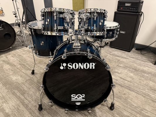 Sonor SQ2 Drum Kit Shell Pack Birdseye Azure