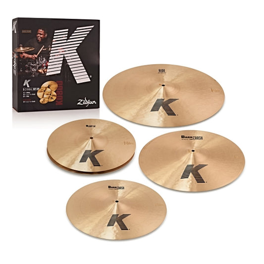 Zildjian K Cymbal Pack with Free 18 K Dark Thin Crash