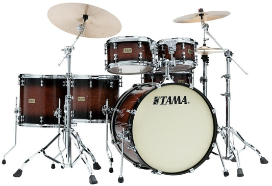 Tama SLP DYNAMIC KAPUR 22IN Drum Kit 5PC Shell Pack Gloss Black Kapur Burst
